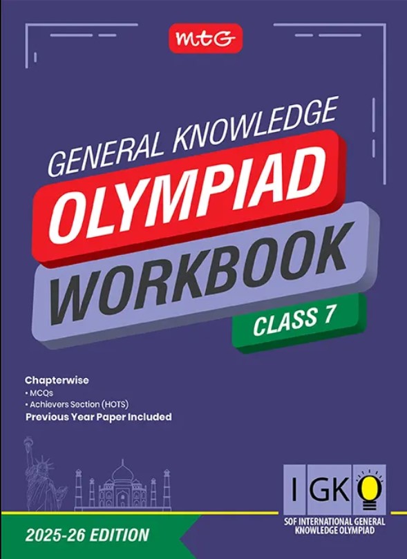 MTG International General Knowledge Olympiad (IGKO) Workbook for Class 7 - SOF Olympiad Preparation Books | 2025-2026 Edition